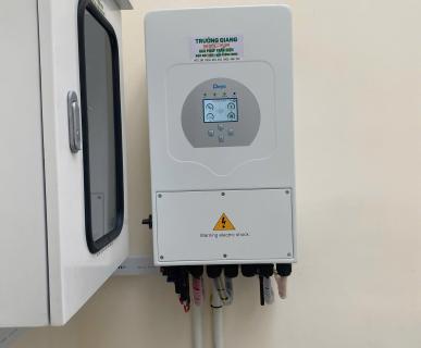 Dự án Deye Hybrid 8kW - Lưu trữ 15Kwh Nhà Cô BH Tại Q7