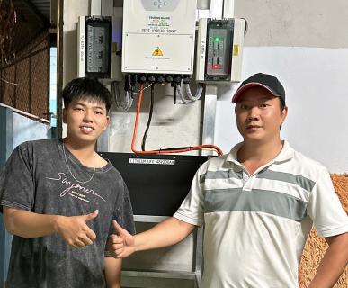 Dự án Hybrid Deye 8kW - Lưu trữ 10Kwh Nhà Em Trung Gò Công